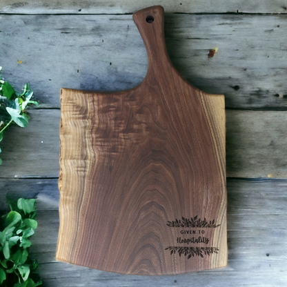 Live Edge Walnut Cutting Board